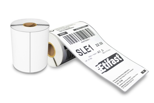 [102203D021PL00 Generica] Etiqueta Térmica 4x8 (102x203 Mm) Rollo 200 Pzs Genérica Eco