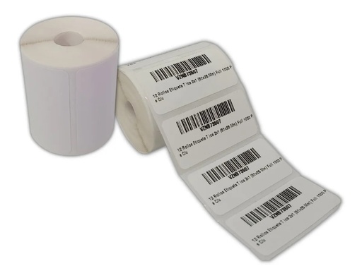 [REB420-38X25TD-C0] Etiqueta Térmica Para Impresora Portátil 36x24 Mm C/420 R1