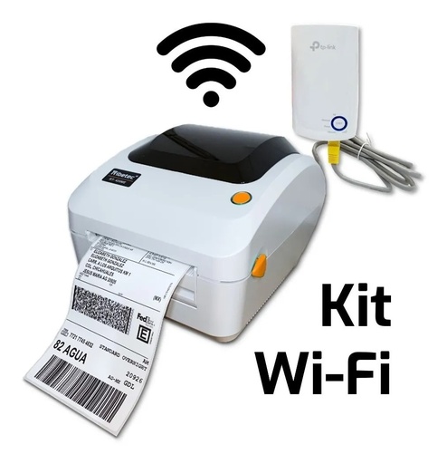 [KIT-420ME-WIFI] Impresora De Etiquetas Térmica Kit Wifi Inalámbrica Con Iva