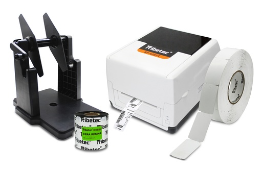 [KIT-425TT-CARTONCILLO] Kit Impresora Etiqueta Cartoncillo Colgante Ropa Precio Ribbon Soporte