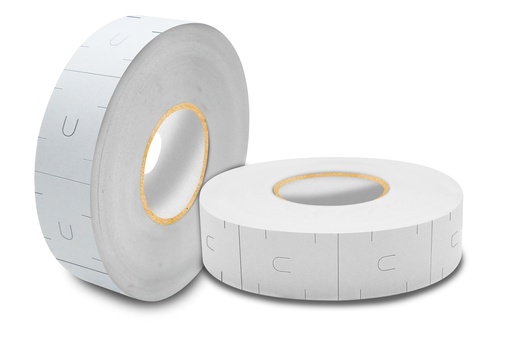 [016023BD021P0000C1M750] MARCA PRECIO 16*23 BD02 C1 1P BLANCA MUESCA R 0.75K