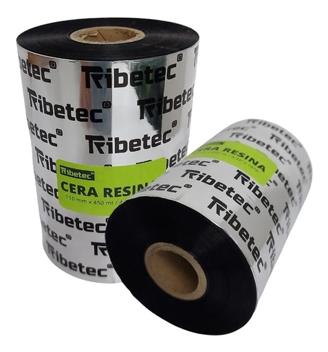 [110450RCRSO] Ribbon De Cera Resina 110x450 Mts Para Impresora De Etiqueta