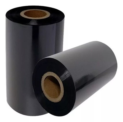 [102300RRXSO] Ribbon Resina Textil 102x300 Mts Para Impresora De Etiquetas