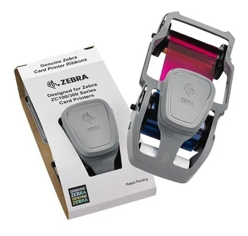 [800300-350LA] Ribbon Tarjetas Zebra Ymcko 200 Imag. Para Zc100 / Zc300