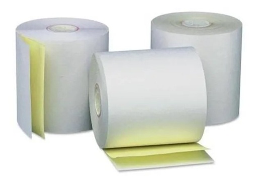 [076070BD031P0000CPE050] Rollo Papel Autocopiante 76x70 Mm Caja Con 50 Rollos